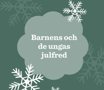 Lasten ja nuorten joulurauhanjulistuskampanjan 2026 materiaalia.