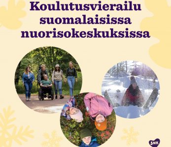 Koulutusvierailu suomalaisissa nuorisokeskuksissa.