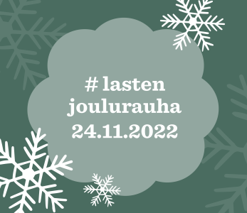 Lasten ja nuorten joulurauhan julistus 2022.