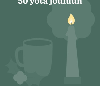 Lasten ja nuorten joulurauhanjulistuskampanjan 2022 materiaalia.