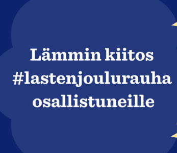 Lämmin kiitos #lastenjoulurauha osallistuneille.