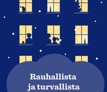 Lasten joulurauha 2023, rauhallista joulua.