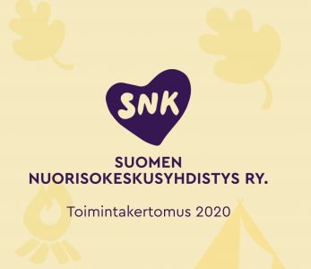 SNK ry:n toimintakertomuksen 2020 kansikuva.