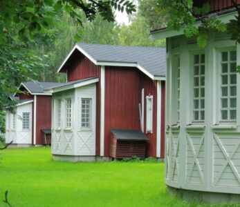 Villa Elban mökkejä.